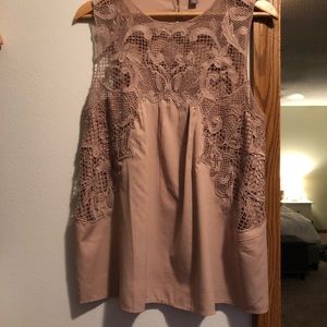Chelsea28 blush lace tank